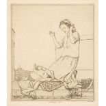 * Austin (Robert Sargent, 1895-1973). Roman Madonna, 1922, etching