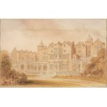 * Buckler (John Chessell, 1793-1894). Holland House, Kensington, 1827, watercolour