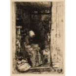 * Whistler (James Abbott McNeill, 1834-1903). La Vieille aux Loques, 1858, 3rd state