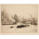 * Langmaid (Rowland, 1897-1956). St. Paul's, Blackfriars, etching, and others