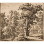 * Waterloo, Anthonie (circa 1610-1690). A wooded river landscape, etching, and five others