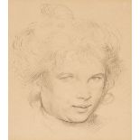 AR * John (Augustus, 1878-1961). Portrait of Ida Nettleship, pencil