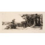 * Haden (Francis Seymour, 1818-1910). Early Morning, Richmond Park, 1859, etching, & 3 others