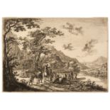 * Dutch School. 17th century etchings by Dujardin, Potter, Both, Berchem and De Bye