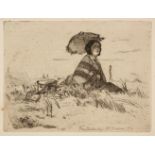 * Whistler (James McNeill, 1834–1903). En Plein Soleil, 1858, etching