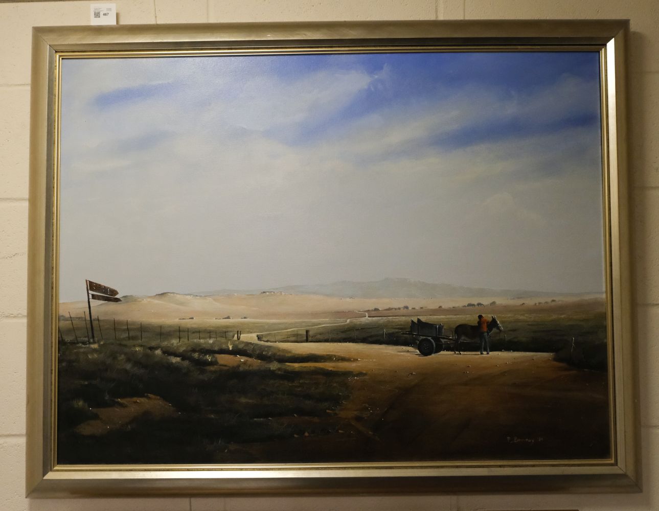 * Bonney (Peter, 1953-). Veldt Landscape, 1989, oil on canvas, signed - Image 2 of 8