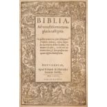 Bible [Latin]. Biblia, Ad vetustissima exemplaria castigata..., Antwerp, 1572