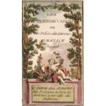 Almanacs. A group of 4 French almanacs, 1783-1794-5