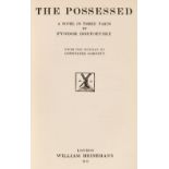 Dostoevsky (Fyodor). The Possessed. A Novel in Three Parts, from the Russian by Constance Garnett