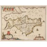 Isle of Wight. Blaeu (Johannes), Vectis Insula Anglice The Isle of Wight, Amsterdam, circa 1660