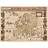 Europe. Blaeu (W. J.), Europa recens descripta, Amsterdam, circa 1648