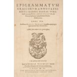 Brodeau (Jean). Epigrammatum Graecorum annotationibus, 1600, & 2 others