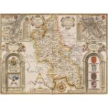 Buckinghamshire. Speed (John), Buckingham Both Shyre and Shire Towne describ. 1662