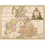 British Isles. Well (Edward), A New Map of the British Isles..., circa 1700