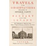 Shaw (Thomas). Travels, or Observations relating to... Barbary and the Levant, 1st edition, 1738