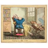 * Cruikshank (George). Tugging at a Eye Tooth, G. Humphrey, Nov. 1st. 1821