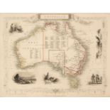 Australia. Rapkin (J.), Set of seven maps of Australasia, John Tallis & Company, circa 1850