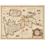 British Isles. Jansson (Jan & Ortelius Abraham), Insularum Britannicarum..., circa 1646