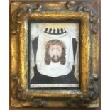 * Ex-Voto. Votive painting of the head of Christ with the crown of thorns, 17th/18th century