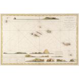Azores. Depot de la Marine, (publisher), Carte Reduite des Iles Acores...., 1791