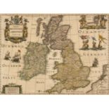 * British Isles. Jansson (Jan & Hondius Henricus), Magnae Britanniae et Hiberniae Tabula, 1631