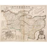 Kent. Saxton (Christopher & Lea Philip), ..., This New Map of Kent..., circa 1693