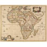 Africa. Dapper (Olfert), Africae Accurata Tabula ex Officina Jacobum Meursium, 1686 or later