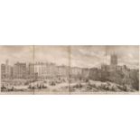 Yates (Major G. & Rennie Sir John). A View of Old London Bridge in 1823