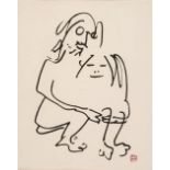 * Lennon (John, 1940-1980). "The Hug", lithograph