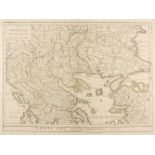 Greece. De Lisle (Guillaume), Graciae pars Septentrionalis [and] Graecia Antiqua, circa 1794