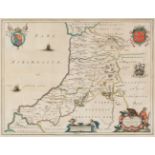 * Cardiganshire. Blaeu (Johannes), Ceretica sive Cardiganensis..., circa 1648