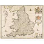 England & Wales. Blaeu (Johannes), Anglia Regnum, Amsterdam, circa 1645