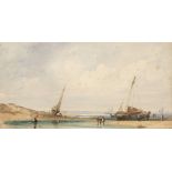 * Hardy (Thomas, Bush 1842-1897). Boats off the Jetty