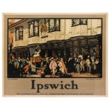 * L.N.E.R. Travel Poster. Ipswich, artwork by Fred Taylor (1875-1963)