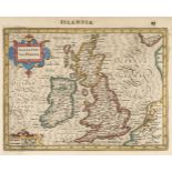 British Isles. Mercator (Gerard & Hondius J.), Anglia Scotia et Hibernia & Anglia, circa 1621
