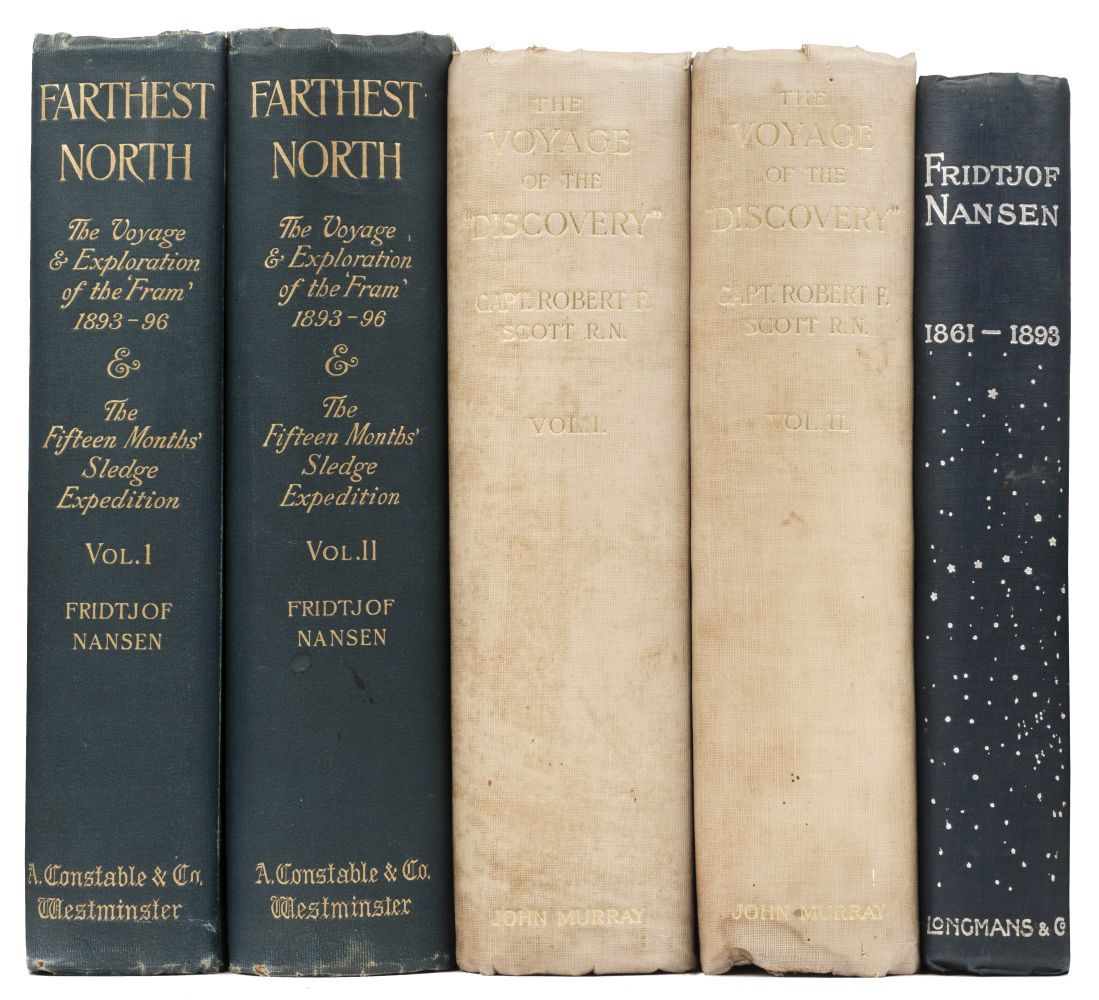 Nansen (Fridtjof). Farthest North, 1st edition, London Archibald Constable and Company, 1897