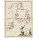 Canada & The Arctic. Zatta (Antonio), Le Isole di Terra Nuova e Capo Breton..., circa 1778