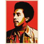 * Fairey (Shepard, 1970- ). Smokey Robinson (Red), 2009, screenprint in colours