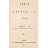 Austen (Jane). Pride and Prejudice, 2 volumes, H.G. Clarke and Co., 1844