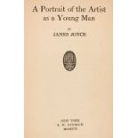 Joyce (James). A Portrait of the Artist as a Young Man, 1st edition, New York: B. W. Huebsch, 1916