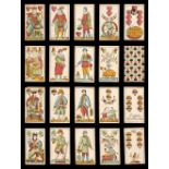 Austrian Linz Pattern cards. 'Raddreher' Pattern playing cards, Vienna: J. Glanz, c.1860, & 1 other