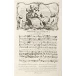 Bickham (George). The Musical Entertainer, 2 volumes, circa 1737-39