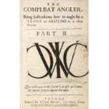 Walton (Izaak & Charles Cotton). The Compleat Angler part II only, 1676