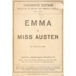 Austen (Jane). Emma, A Novel, Leipzig: Bernhard Tauchnitz, 1877