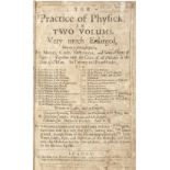 Riviere (Lazare, Nicholas Culpeper & Abdiah Cole). Practice of Physick, 1658