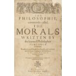 Plutarch. The Philosophie commonlie called, The Morals, 1st edition in English, 1603