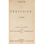Austen (Jane). Pride and Prejudice. A Novel, George Routledge and Co., 1849