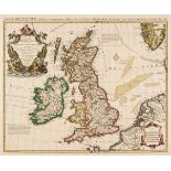 British Isles. De Lisle (G.), Les Isles Britanniques ou sont le Royaumes D'Angleterre..., circa