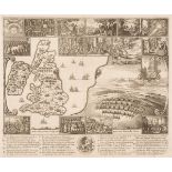 British Isles. Hollar (Wenceslaus), Untitled allegorical map, 1643 or later