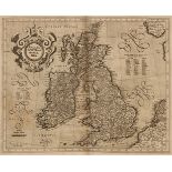 British Isles. Mercator (Gerard & Hondius Henricus), Anglia, Scotia et Hibernia, 1595 or later